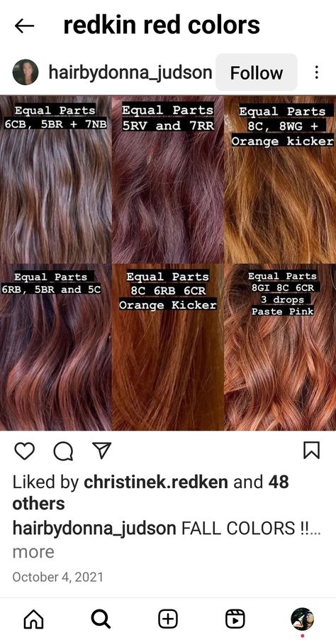 Red Hair Formulas, Hair Stylist Tips, Best Hair Color Ideas, Red Violet Hair, Copper Brown Hair, Redken Hair Color, Stylist Tips, Best Hair Color, Brown Hair Shades