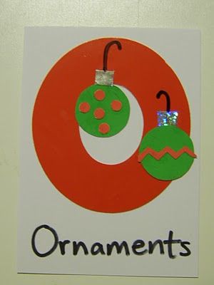 O Is For Ornament Craft Preschool, Letter O Christmas Crafts, O Is For Ornament Craft, O Is For Craft, O Is For Ornament, Letter O Crafts For Preschoolers, Letter O Craft, Aa Letter, Preschool Alphabet Letters