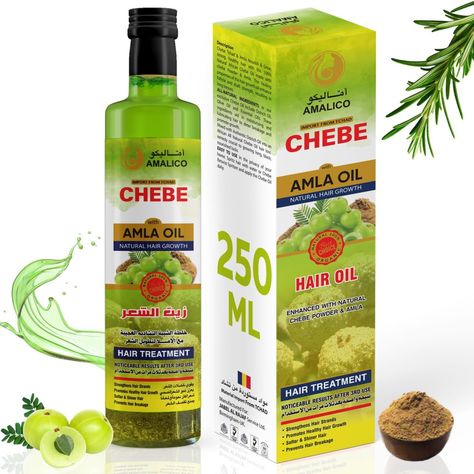 PRICES MAY VARY. 【 Why Mixing Chebe Powder with Amla Oil 】Our Researchers Has Combined these 2 Different Ingredients Used By 2 Different Nations as a Hair Growth Product - From India in the Far East ( Amla Hair Oil ) and from Tchad in Middle Africa ( Chebe Powder ) - We Combined the 2 Ingredients to Create A Powerful Unique Combination which Shown significant improvment in Hair Growth and Stop Hair Loss much better than if 1 ingredient is used alone. 【Chebe Powder Hair Growth Oil 】African Chebe Chebe Oil For Hair Growth, Chebe Powder For Hair Growth, Amla Oil For Hair Growth, Indian Hair Oil, Natural Medicine Recipes, Chebe Powder, Amla Hair Oil, Olive Hair, Amla Oil