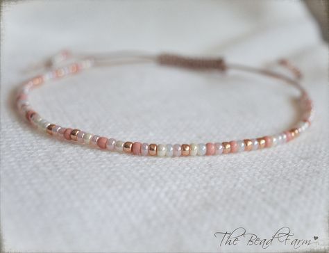 Boho Bracelets Tutorial, Neutral Bracelet, Style Layers, Farm Jewelry, Rose Gold Anklet, Fringe Bracelet, Western Bracelets, Handmade Anklets, Yoga Style