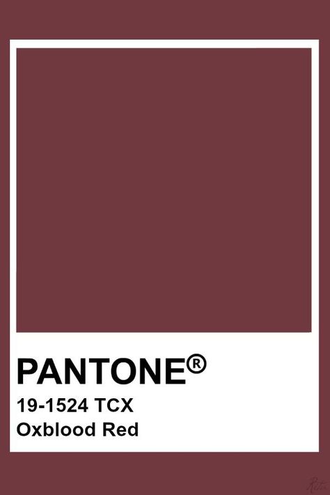 Pantone Oxblood Red Dusty Red Paint Color, Dark Red Pantone, Oxblood Paint, Pantone Shades, Red Pantone, Pantone Tcx, Pantone Red, Pantone Color Chart, Pantone Swatches