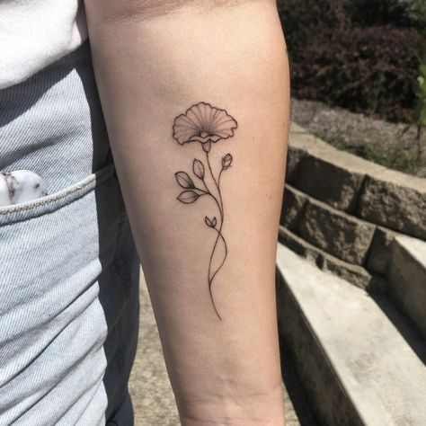 10 Best Morning Glory Tattoo Ideas You Have To See To Believe! | Outsons | Men's Fashion Tips And Style Guides Glory Flower Tattoo, Lily Tattoo Meaning, Morning Glory Tattoo, Glory Tattoo, Water Lily Tattoos, Morning Glory Flowers, Poppies Tattoo, Best Morning, Beautiful Flower Tattoos