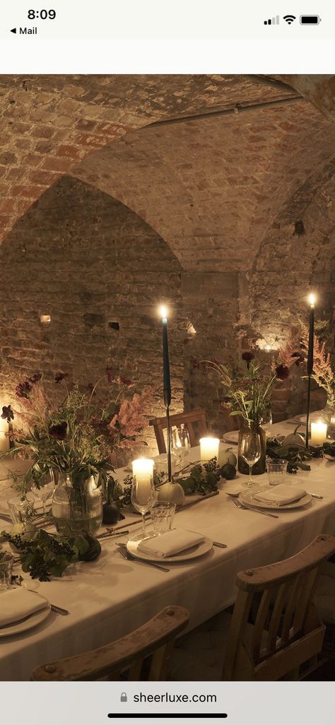 Private Restaurant Room For Two, 18th Intimate Dinner, London Dinner Party, Private Chef Dinner Party Decor, Intimate Dinner Table Setting, Warehouse Dinner Party, Wedding At Restaurant, Birthday Dinner Table Decor Restaurant, Private Restaurant Room