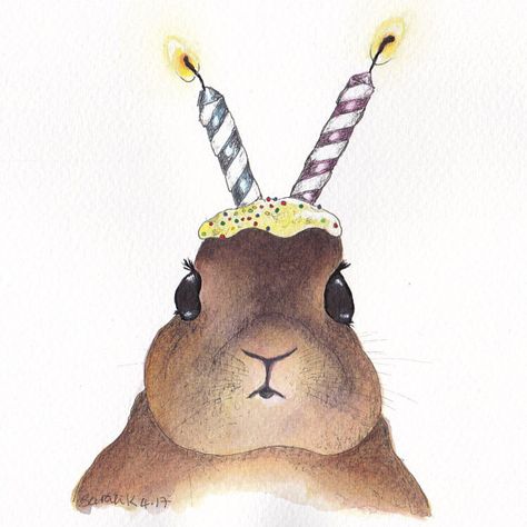 Rabbit birthday card surreal cute bunny Design No 72 Etsy Birthday Cards, Happy Birthday Illustration, Christian Greeting Cards, Rabbit Birthday, Happy Birthday Art, Birthday Illustration, Happy Birthday Wishes Cards, Bunny Design, Birthday Cards For Boyfriend