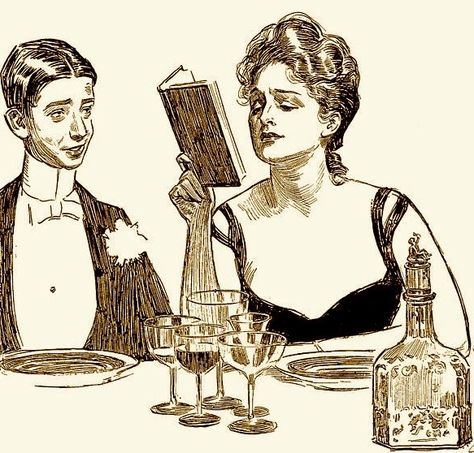 Charles Gibson, Edwin Austin Abbey, Charles Dana Gibson, Dana Gibson, True Confessions, Elegant Dinner Party, Frank Frazetta, Comic Style Art, Gibson Girl