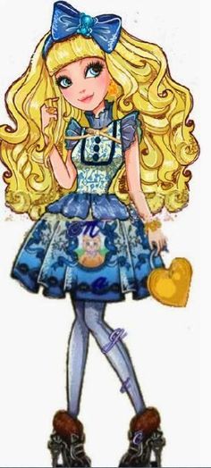 Blondie Lockes Royale High Halloween, Blondie Lockes, Dexter Charming, Halloween Outfit Ideas, Goldie Locks, Light Blue Eyes, Goldilocks And The Three Bears, Pulled Back Hairstyles, Long Blond