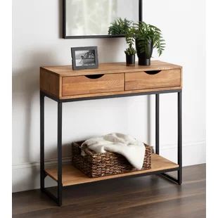 Meja Industrial, Makeover House, Small Console Table, Rustic Console, Farmhouse Console Table, Elegant Console Table, Sideboard Table, Muebles Living, Small Sideboard