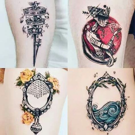 7bb060764a818184ebb1cc0d43d382aa Tiny Harry Potter Tattoos, Artsy Tattoos, Marquesan Tattoos, Spiritual Tattoos, Tattoo Feminina, Dark Tattoo, Sunflower Tattoo, Time Tattoos, Piercing Tattoo