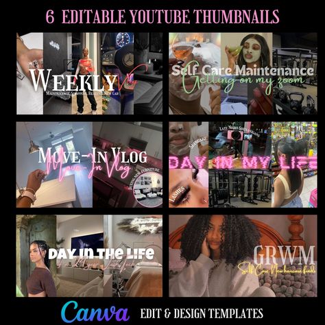 Thumbnail Youtube Inspiration, Youtube Channel Name Ideas, Miniature Youtube, Youtube Video Thumbnail, Youtube Thumbnail Template, Start Youtube Channel, Youtube Thumbnail Design, Social Media Content Planner, Youtube Editing