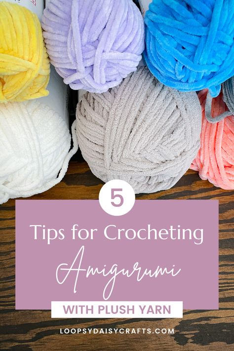 tips for crocheting amigurumi stuffed animals with plush or blanket yarn. Amigurumi With Blanket Yarn, Blanket Yarn Crochet Stuffies, Super Bulky Amigurumi, How To Crochet With Thick Yarn, Yarn Over Vs Yarn Under Crochet Amigurumi, Amigurumi Blanket Yarn, Crochet With Jumbo Yarn, Velvet Crochet Amigurumi, Amigurumi Tips And Tricks