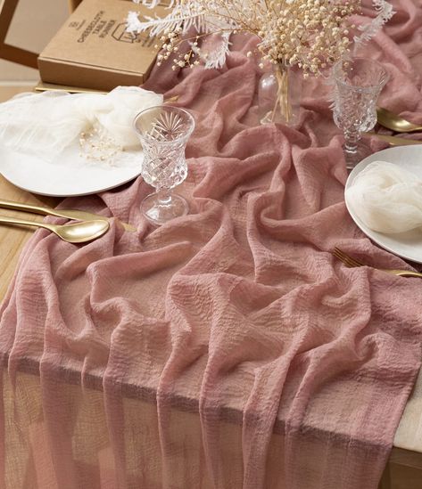 PRICES MAY VARY. Cheesecloth Gauze Fabric Imported 35" W x 120" L Soft like cotton, durable, non-toxic, lightwieght, reusable The edges are carefully stitched to keep a vintage and rustic draping condition This soft gauze table runner is perfect for weddings, bridal & baby shower, birthday party, Thanksgiving and other special events Hand wash cold & air dry; no shrinkage after washing; no ironing Cheesecloth Gauze Fabric 35" W x 120" L Soft like cotton, durable, non-toxic, lightwieght, reusable 2023 Thanksgiving, Boho Tablecloth, Valentines Birthday Party, Cheesecloth Table Runner, Baby Shower Boho, Holiday Table Decor, Table Rose, Rustic Table Runners, Table Cloth Decorations