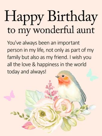 100 Heart Touching Happy Birthday Wishes for Aunt of 2022 Happy Birthday Aunt Meme, Happy Birthday Wishes Aunt, Birthday Quotes For Aunt, Birthday Wishes For Aunt, Birthday Card For Aunt, Happy Birthday Auntie, Happy Birthday Aunt, Birthday Cards Images, Happy Birthday Wishes Messages