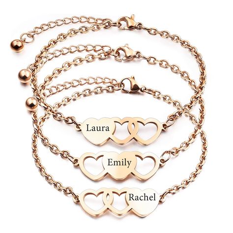 PRICES MAY VARY. 👩‍👩‍👧 PERSONALIZED BRACELETS --- You could custom the names on the bracelets by clicking the 'Customize Now' button, making the unique bond bracelets for your sisters or best friends. 👩‍👩‍👧 MEANINGFUL --- The personalized bracelets are a token of love for your friends and families. When you people are far apart, it is as "Distance Bracelets" to make you feel the hearts connect together, the love never weakens. 👩‍👩‍👧 SIZE AND COLOR - We offer 4 different sets to choose, 3 Best Friend Bracelets, Bff Bracelets For 2, Names For Women, Bracelets Bff, Bond Bracelet, Button Making, Distance Bracelets, Bff Bracelets, Women Friendship