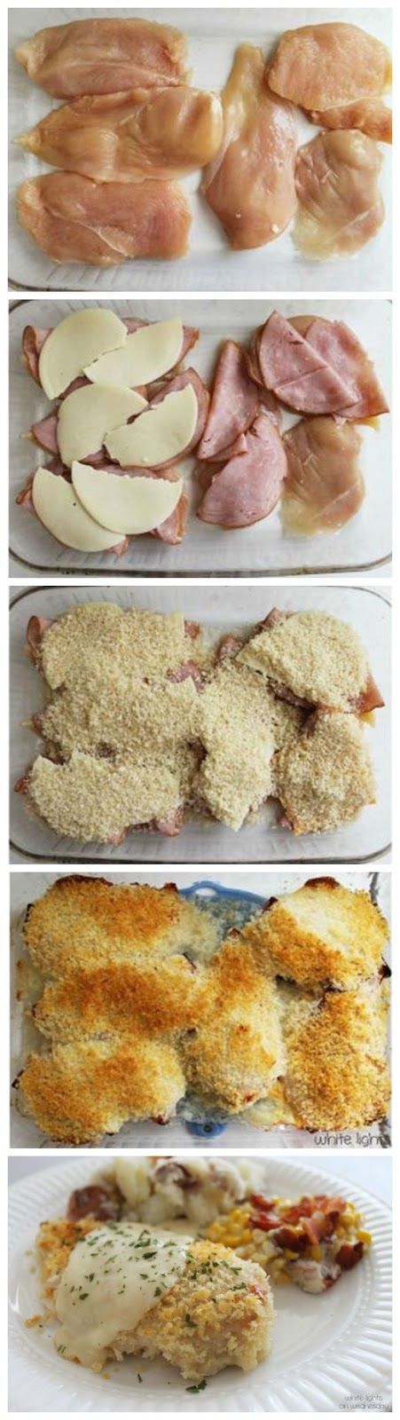 Cordon Blue, Completely Delicious, Chicken Cordon, Chicken Cordon Bleu, Tater Tots, Cordon Bleu, Dinner Tonight, Easy Chicken, Turkey Recipes