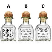 Custom Mini Liquor Bottles Wedding Favors | Labelyourlife