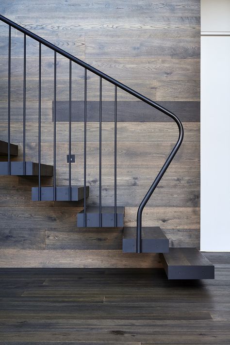 Interior Stair Railing, Modern Foyer, Types Of Stairs, Contemporary Stairs, Staircase Railing Design, Contemporary Staircase, Stair Case, Stair Handrail, Staircase Railings