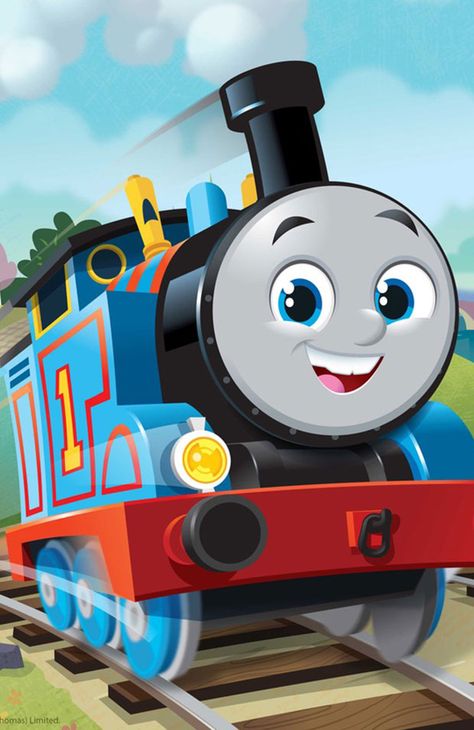 US toy giant Mattel and Canadian studio Nelvana are working on new, 2D animated episodes of long-running children's brand Thomas & Friends. Thomas The Train Wallpaper, Thomas The Train Pictures, All Engines Go Thomas, Thomas Kereta, Toy Train Drawing, Thomas And Friends Wallpaper, Thomas N Friends, Thomas And Friends Logo, Train Cartoon