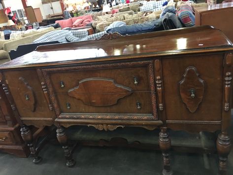 Repurposed Antique Buffet Into Kitchen Island – Tuesday’s Treasures – FunCycled Buffet Into Kitchen Island, Antique Kitchen Island, Builder Grade Kitchen, Cabinet Trim, Butcher Block Island, Antique Buffet, Rustic Kitchen Island, Vintage Buffet, Diy Kitchen Island