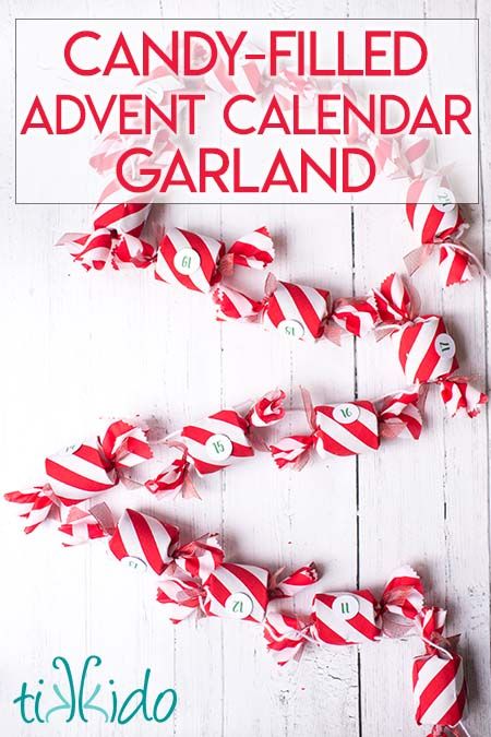 Advent Calendar Garland, Candy Advent Calendar, Printable Advent Calendar, Advent Activities, Advent Calenders, Christmas Giveaways, Advent Calendars For Kids, Diy Advent Calendar, Garland Christmas