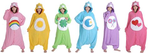 Care Bear kigurumi OMG LOOK A GOODNIGHT BEAR ONE! sorry for the caps but he's my fave. Care Bear Costume Onesie, Care Bear Onesie Costumes, Care Bear Onsies, Care Bear Pajamas, Care Bear Halloween Costume, Care Bear Outfit, Care Bear Costume, Care Bear Onesie, Care Bears Halloween Costume