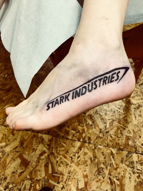 Batman Tattoos For Women, Iron Man Tattoo Ideas, Marvel Inspired Tattoos, Mcu Tattoo, Mj Tattoo, Sunday Tattoo, Iron Man Quotes, Iron Man Vs Captain America, Mine Tattoo