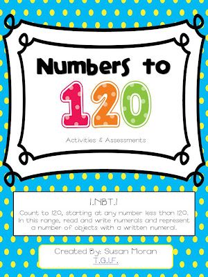 Numbers to 120! Number identification unit aligned with common core. Plenty of activities as well as assessments! Recognizing Numbers, Math Rti, Counting To 120, Daily 5 Math, Math Number Sense, Math Groups, Math Time, Teaching First Grade, Math Workshop