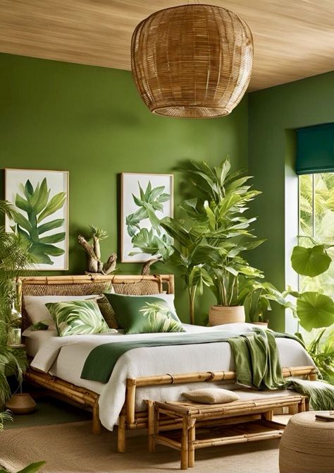 Havana Bedroom, Tropical Bedroom Design, Modern Tropical Bedroom, Industrial Dining Room Decor, Hawaiian Interior Design, Modern Industrial Dining Room, Tropical Theme Bedroom, Modern Tropical Decor, Bungalow Extension