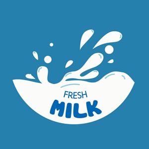 Dairy Company Logo, Milk Brand Logo, Milk Logo Design Ideas, Dairy Products Logo, Milk Branding, Milk Icon, Milk Logo, Food Logo Design Inspiration, Milk Brands