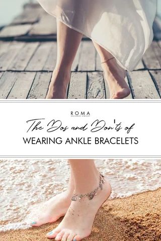 The Dos and Don'ts of Wearing Ankle Bracelets Adjustable Friendship Bracelet, Jewelry Facts, Designers Jewelry Collection, Beautiful Anklet, Latest Jewellery Trends, Dos And Don'ts, Sterling Silver Anklet, Handcrafted Bracelets, Silver Anklets