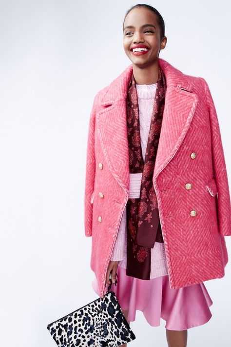 Jcrew Fall, Aw 23, Mode Rose, J Crew Style, Jcrew Collection, Pink Coat, Jcrew Women, Holiday Catalog, Fall Fashion Trends