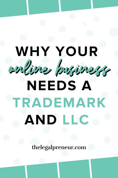 How To Trademark A Business Name, How To Get An Llc, Llc Business Tips, Embroidery Business, Bus Ideas, Llc Business, Online Business Plan, Business Lawyer, Successful Business Tips