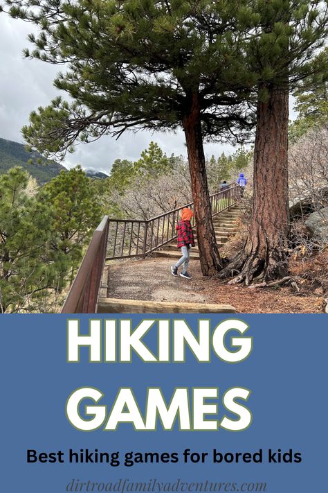 There are lots of hiking games that you can play while on a trail. But some are not fun, or the story that you are making up, you forget, or the scavenger hunt that you are holding gets ripped, dropped or ruined. We’ve been there. Hike Scavenger Hunt, Hiking Games, Bored Kids, Dirt Road, Camping Activities, Could Play, Hen Do, Adult Games, Family Adventure