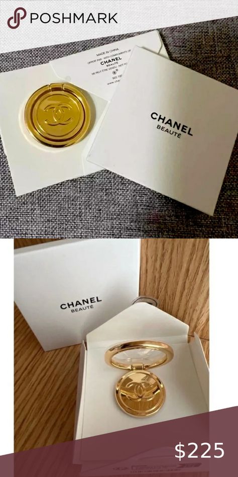 VIP CHANEL beaute PHONE RING holder Chanel Shopping Bag, Mini Chanel, Chanel Shopping, Ring Holder, Phone Ring, Chanel, Brand New, Ring, Clothes Design