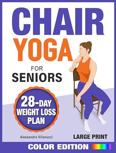 Chair Yoga for Seniors: 28-Day Challenge for Weight Los… Chair Yoga For Seniors, Low Impact Exercises, Yoga For Seniors, Chair Yoga, Weight Los, Yoga