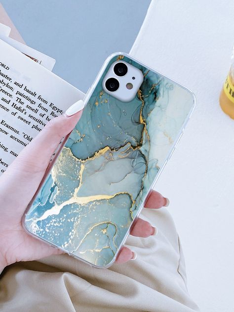 Multicolor    TPU Marble Phone Cases Embellished   Phone/Pad Accessories Mobile Cover Resin Art, Resin Case Phone, Mobile Cover Design Phone Cases, Resin Back Cover, Resin Phone Case Ideas, Resin Phone Cover, Resin Art Phone Case, Mobile Back Cover Design, Mobile Case Design