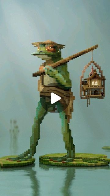 Tommstein on Instagram: "Wandering Frog  A little video to showcase this build ^^  Have a nice day! ^^ ------------------------------------------------------------ Let me know what you think! ------------------------------------------------------------ Follow @tomm.stein for more! ------------------------------------------------------------ Rendered by: @tomm.stein  You may repost with credit ------------------------------------------------------------ tags: #minecraft #minecraftart #minecraftdesings #minecraftfantasy #minecraftbuilds #minecrafthouses #minecraftbuildings #minecraftsurvival #minecraftbuild #minecraftpc #minecrafts #minecraftarchitecture #minecrafthouse #minecraftonly #minecraftideas #minecraftcreations #creative #art" Frog Minecraft, Minecraft Frog, Minecraft Survival, Minecraft Architecture, Minecraft Buildings, Minecraft Art, Minecraft Building, Minecraft Creations, Minecraft Ideas