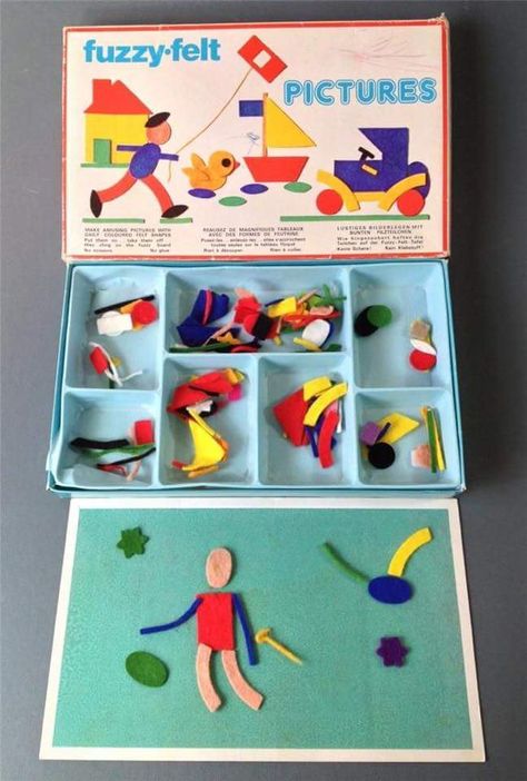 fuzzy felt 60s Toys, Felt Story, 70s Christmas, Fuzzy Felt, 1980s Childhood, 70s Toys, 1970s Childhood, Felt Pictures, Childhood Memories 70s