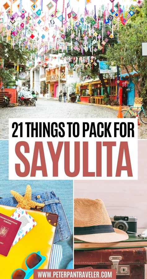 21 Things to Pack for Sayulita Sayulita Mexico Things To Do, Sayulita Mexico Outfits, Sayulita Mexico Hotels, What To Wear In Mexico, Mexico Beach Outfits, Mexico Life, Mexico Packing List, Best Beaches In Mexico, Mexico Outfits