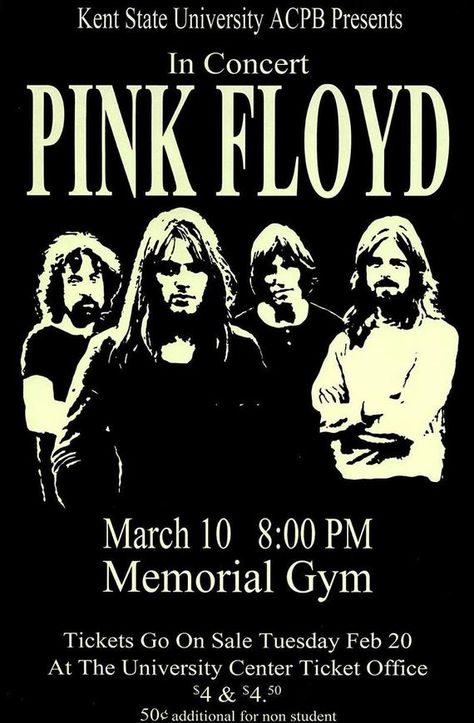 Retro Concert Poster, Pink Floyd Concert Poster, Poster Pink Floyd, Pink In Concert, Pink Floyd Concert, Pink Floyd Live, Pink Floyd Poster, Pink Floyd Art, Syd Barrett