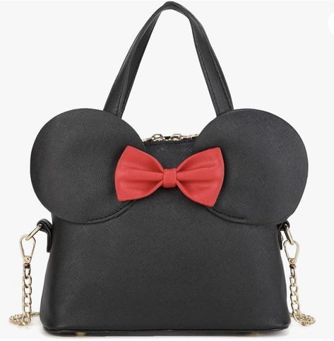 Sunwel Fashion Cutie Zipper Around Purse Mouse Ears Bow Crossbody Shoulder Handbag Small Dome Satchel Bag for Women Aldo Bags, Beaded Evening Bags, Handbag For Women, Classic Bags, Kate Spade Purse, Mini Shoulder Bag, Black Crossbody, Mouse Ears, Distressed Black Jeans