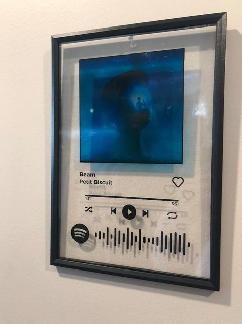 Song Frame, Spotify Song Glass Painting, Song On Glass Frame, Spotify Song Glass Art, Music Glass Art, Song Glass Frame, Glass Spotify Frame, Glass Song Plaque, Spotify Song Plaque