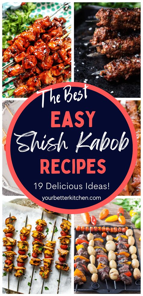 From Venison Kabobs to Greek Chicken Kebab Bowls, you'll love this curated list of 19 Shish Kabob Recipes. Save this list now! Kebob Recipe, Venison Kabobs, Chicken Kabab Recipe, Shishkabobs Recipe, Chicken Kabab, Group Recipes, Grilled Kabob Recipes, Shish Kabob, Shrimp Kabobs