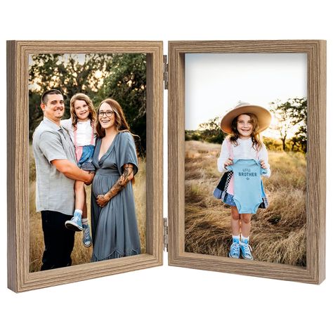 Hinged Picture Frame, Double Picture Frame, Double Photo Frame, Double Photo, Double Picture, 5x7 Picture Frames, 4x6 Picture Frames, Double Frame, Collage Picture Frames