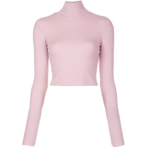 A.L.C. turtleneck cropped jumper found on Polyvore featuring tops, sweaters, cropped turtleneck, pink turtleneck, cropped sweater, crop top and turtle neck top Turtle Neck Shirt, Pink Turtleneck, Pink Turtleneck Sweater, Cropped Turtleneck, Turtle Neck Crop Top, Turtle Neck Jumper, Turtleneck Shirt, Pink Crop Top, Crop Top Shirts