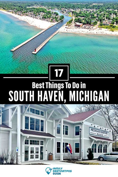 17 Best Things to Do in South Haven, MI Michigan Travel Destinations, South Haven Michigan, South Haven Mi, Michigan Road Trip, Michigan Beaches, Michigan Vacations, South Haven, Summer Escape, Michigan Travel