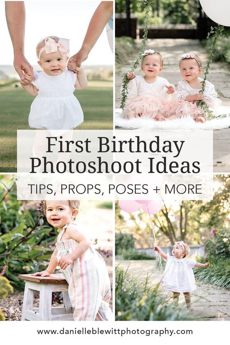 Photo 1st Birthday Picture Ideas, Pre First Birthday Photoshoot, First Birthday Photo Props, First Birthday Photo Shoot Poses, Picture Ideas For First Birthday, First Birthday Photo Shoot Outfit, First Birthday Props, Confetti First Birthday Photoshoot, 1st Birthday Photoshoot Props