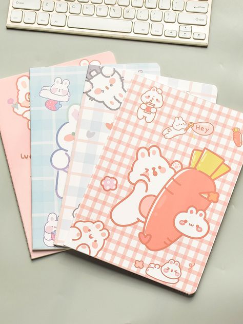 Cute Note Books, Cute Notebooks Aesthetic, Cute Aesthetic Notebook, Kawaii Stationery Notebooks, Cute Notebooks For School, Kawaii Notebook, Soft Kidcore Aesthetic, Journal Cute, Notebook Cute