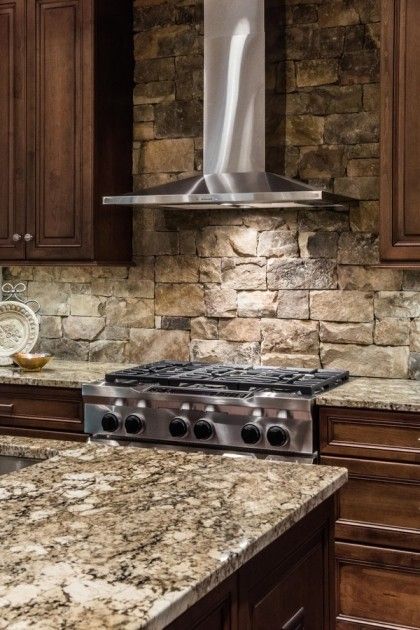 stacked stone kitchen backsplash contemporary kitchen rustic decor ideas Diy Kitchen Backsplash Cheap, Stacked Stone Backsplash, Cheap Backsplash, Rustic Kitchen Backsplash, Backsplash Cheap, Stone Backsplash Kitchen, Rustic Backsplash, Trendy Kitchen Backsplash, Best Kitchen Design