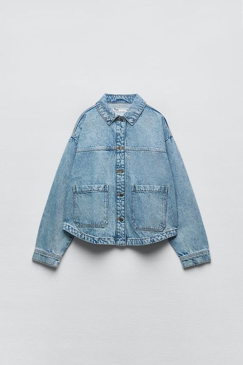 Chanel Shopper, Zara Denim Jacket, Jean Jacket Outfits, Denim Jacket Patches, Nashville Outfits, Denim Patches, Clothes Horse, Pocket Jeans, Denim Shirt