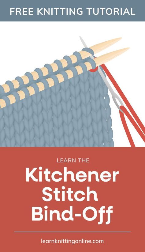 Knit Stitches For Beginners, Bind Off Knitting, Kitchener Stitch, Ladies Cardigan Knitting Patterns, Knitting Hacks, Knitting Patterns Free Blanket, Knitting For Charity, Knitting Help, Knitting Stitches Tutorial